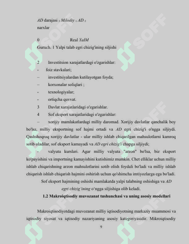 YALPI TALAB VA YALPI TAKLIF RAG'BATLANTIRISH YO'LLARI 7