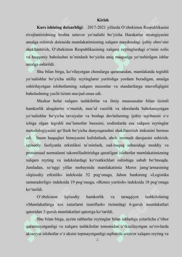 Yangilanayotgan O'zbekistonda milliy tiklanishda –milliy yuksalish sari 2