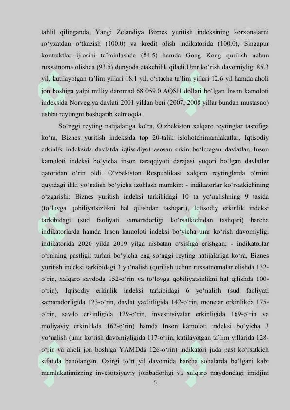 Yangilanayotgan O'zbekistonda milliy tiklanishda –milliy yuksalish sari 5