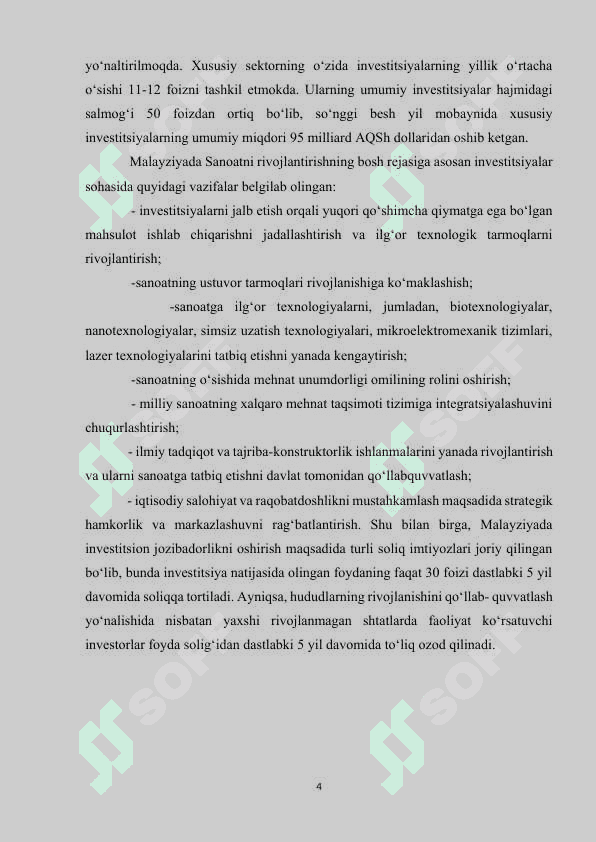 O’zbekistonning investitsiya siyosati 4
