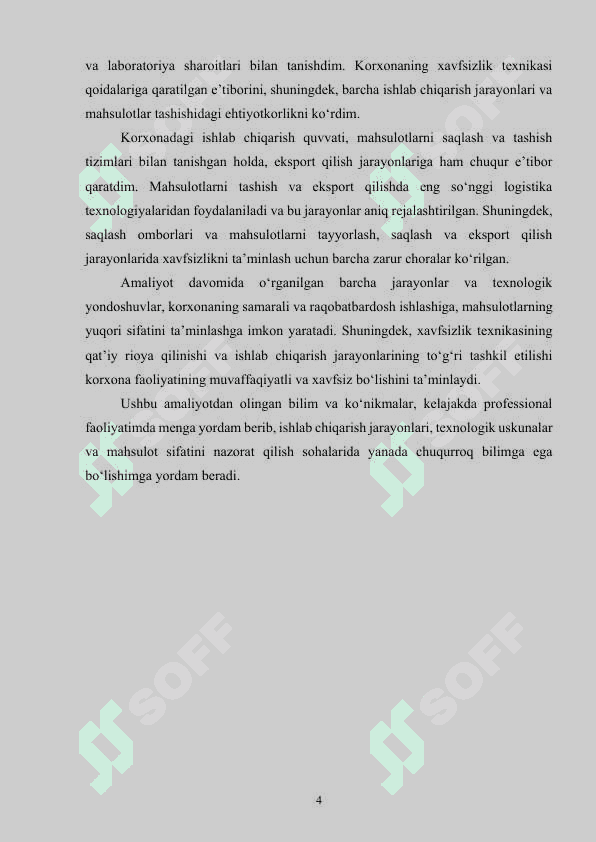 "DANG‘ARA MEGA CATTLE" korxonasida ishlab chiqarish amaliyoti hisoboti 3