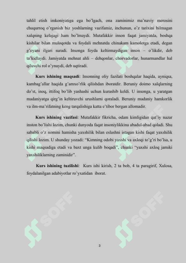 Yuksak ma'naviyatli yoshlarni tarbiyalashda O'rta osiyo allomalari ilmiy merosining o'rni (allomalarning ilmiy faolyato misolida) 3
