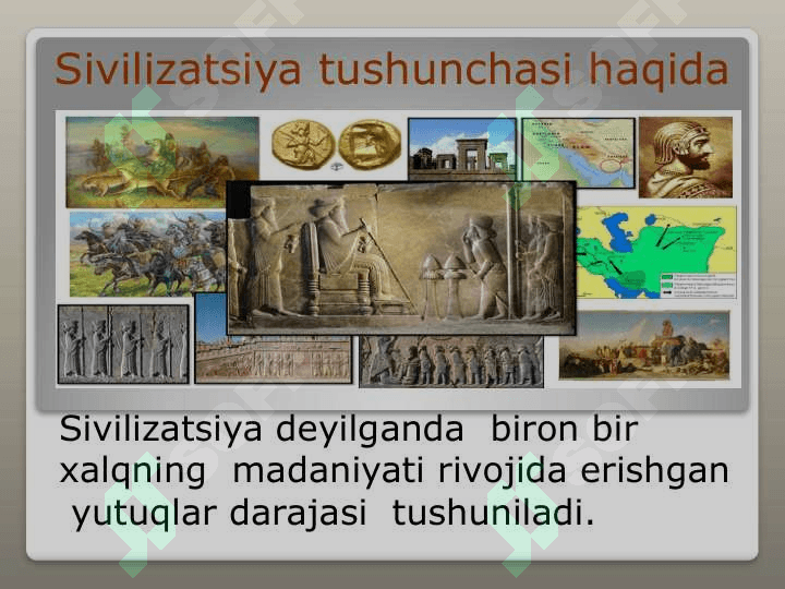 YEVROPA SIVILIZATSIYALARINING PAYDO BO’LISHI 3
