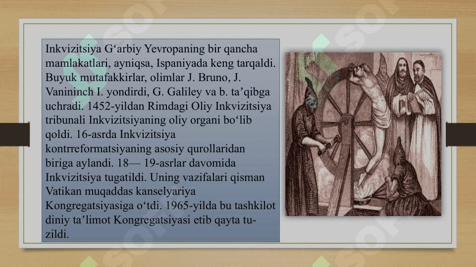 Yevropada inkvizitsiya ta’qibibiga uchragan olimlar 3
