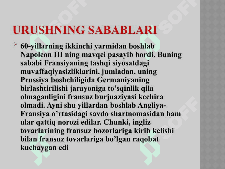XIX asrning oxiri XX asrning boshlarida xalqaro munosabatlar 4