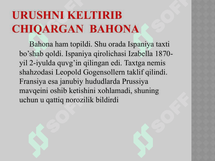 XIX asrning oxiri XX asrning boshlarida xalqaro munosabatlar 6