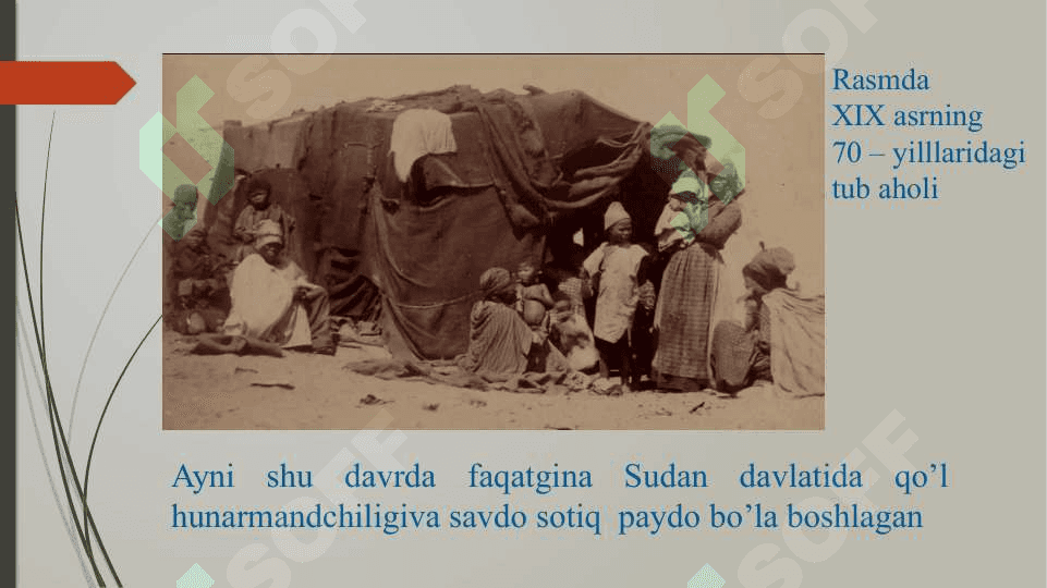 XIX asr oxiri XX asr boshlarida Shimoliy Afrika 6