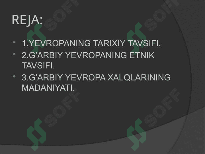 YEVROPA XALQLARIYEVROPA XALQLARI 2