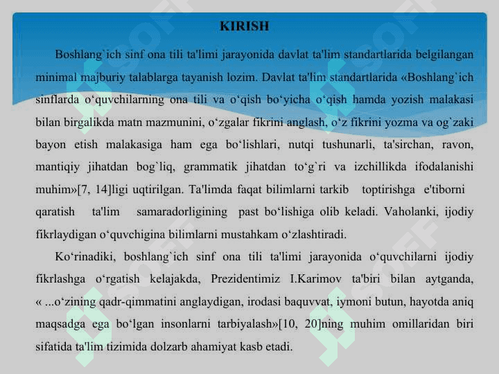Boshlang’ich sinf ona tili darslarida o’quvchilarni ijodiy fikrlashga o’rgatish usullari 3