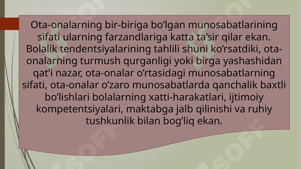 G’arbiy mamlakatlarda oila va oilada bola tarbiyasiga munosabat 4