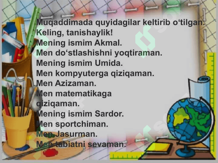 Boshlangich sinfda matematika oqitishni tashkil qilishda interfaol metodlardan foydalanish 6
