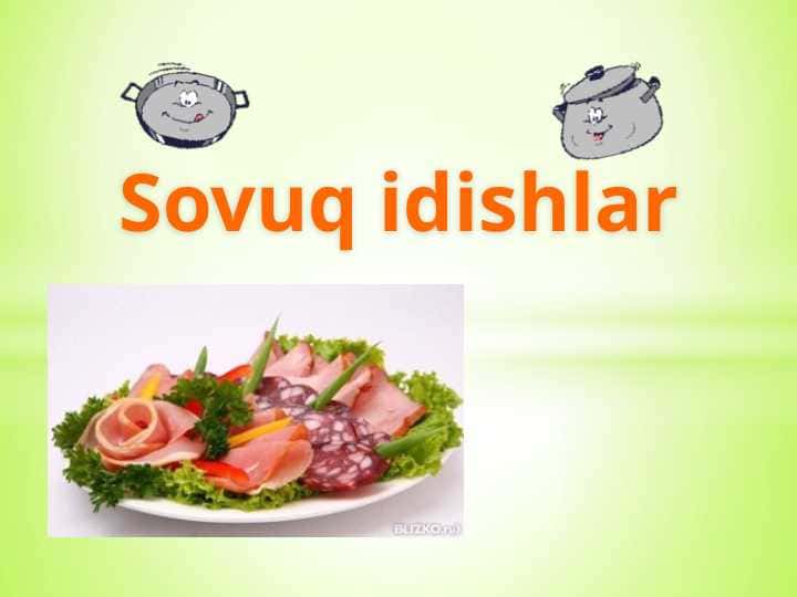Sovuq idishlar