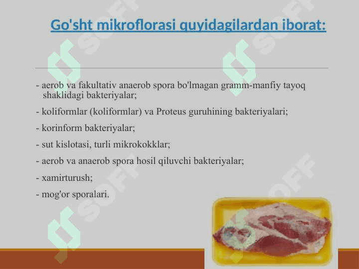 Go’sht Mikrobiologiyasi 3