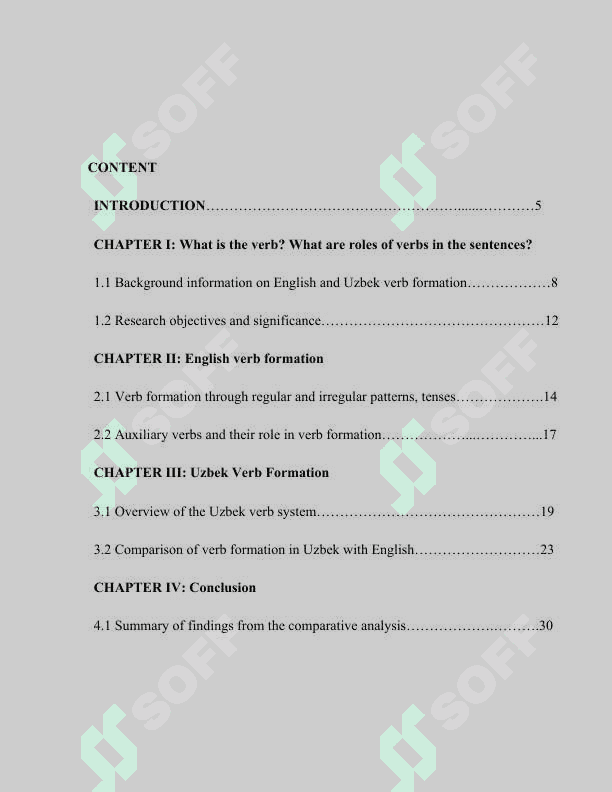Usage of verbs in English 3