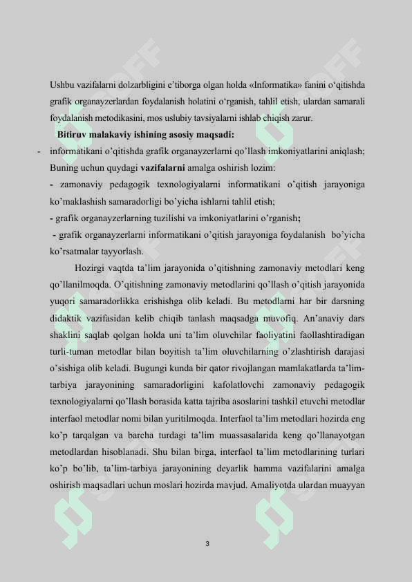 Ta’lim menejmentini o’qitishda grafik organeyzrlarning o’rni 3