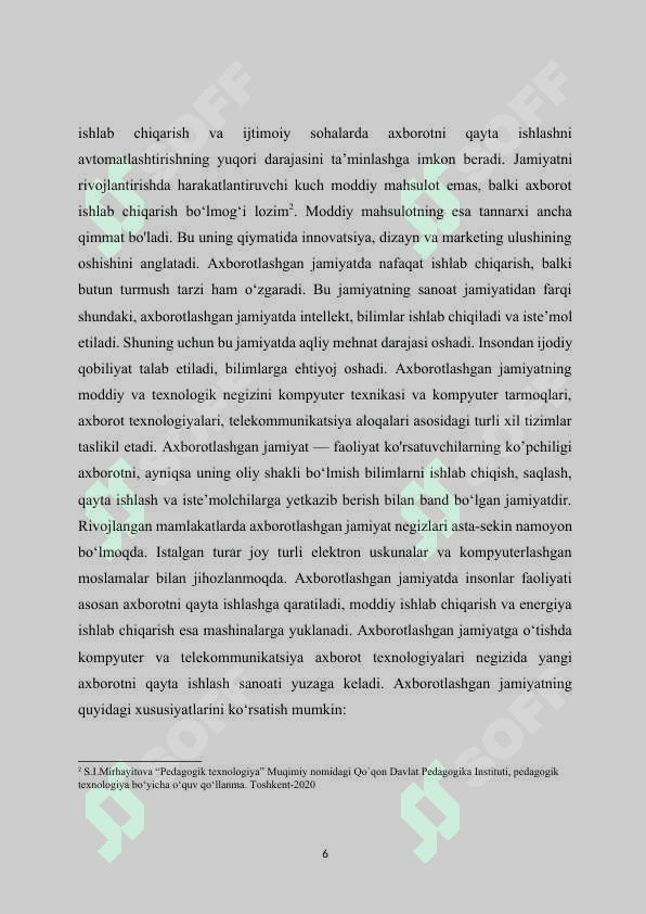 Ta’lim menejmentini o’qitishda grafik organeyzrlarning o’rni 6