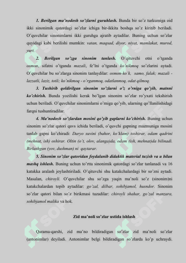 Lug’at ustida ishlash metodikasi 4