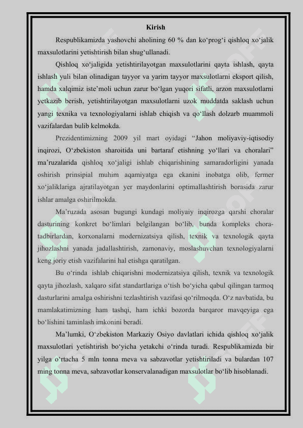 «FGN 180 markali chukmani pichok bilan tozalab oladigan gorizontal filtrlovchi sentrifuga xisobi» 2