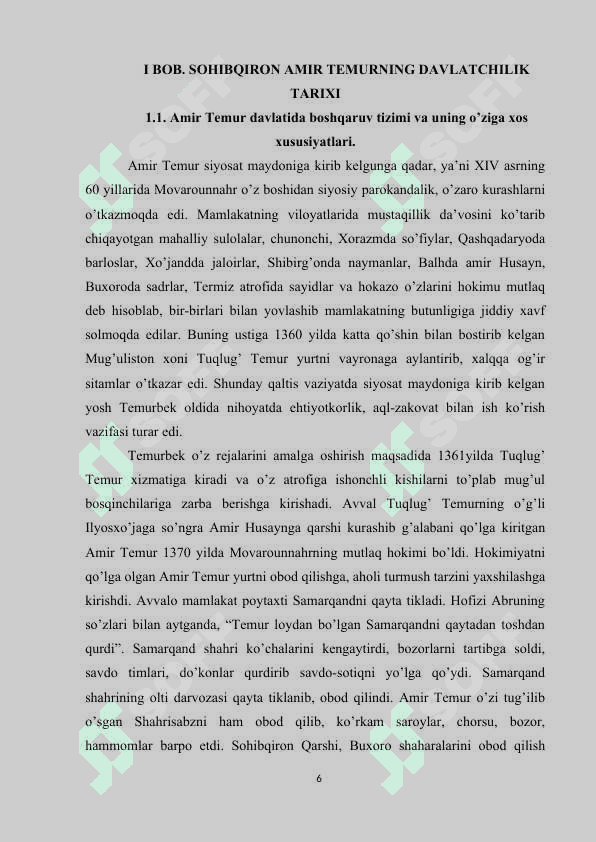 Amir Temur davlatining boshqaruv tartiblari 6