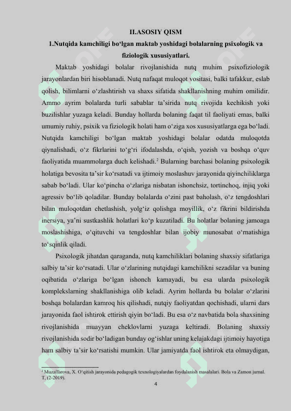 Maktab yoshida nutqida kamchiligi bo‘lgan bolalarni mehnat faoliyati xususiyatlari 4