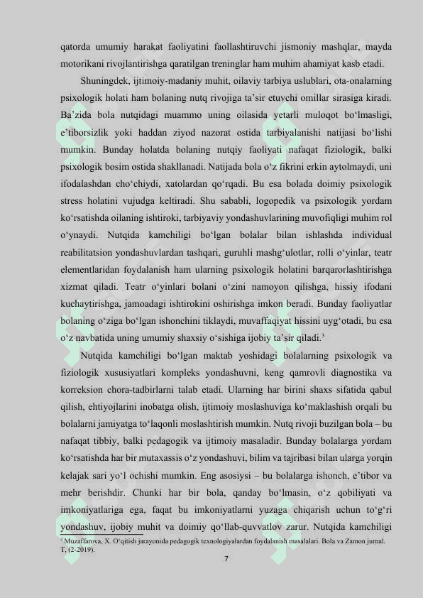 Maktab yoshida nutqida kamchiligi bo‘lgan bolalarni mehnat faoliyati xususiyatlari 7
