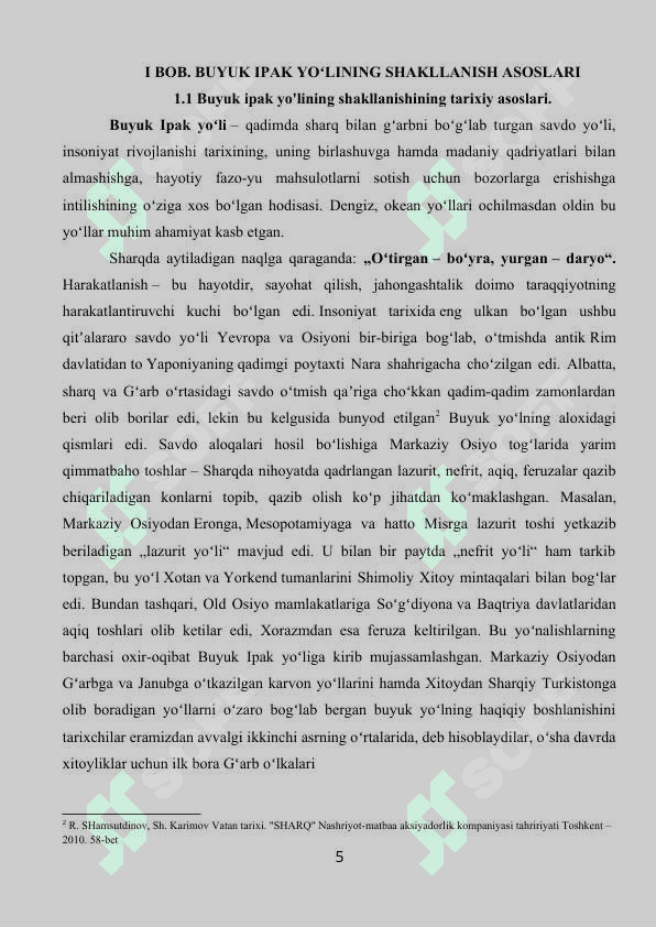 BUYUK IPAK YOʻLINING SHAKLLANISH 5