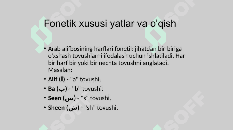 Arab alifbosi 2
