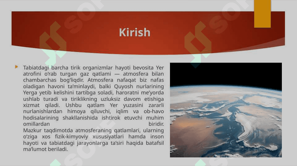 Atmosferaning tuzilishi va uning asosiy xususiyatlari 3