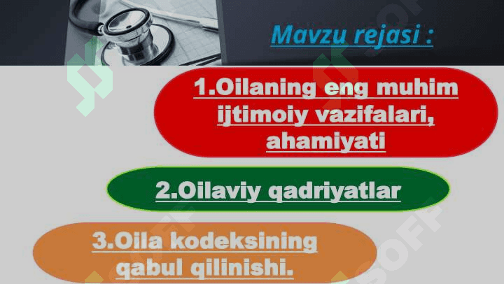 Oila va oilaviy qadriyatlar ma’naviy madaniyatning bosh omili 2