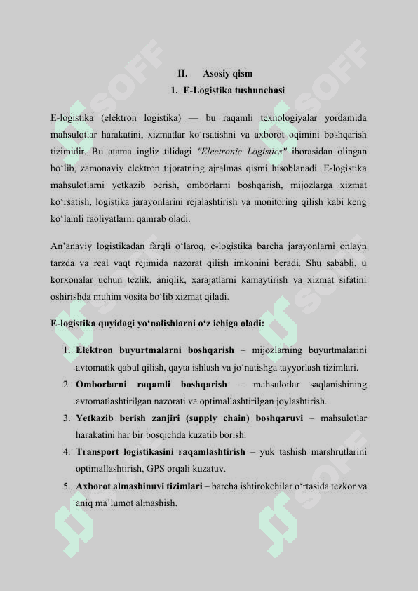 Introduction to E-Logistics 5