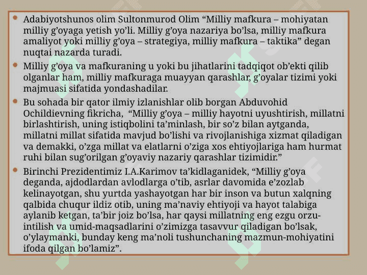 BARQARORLIK SHAROITLARI VA TARAQQIYOT  KAFOLATLARI 7