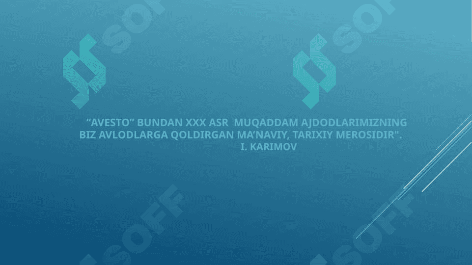 Milliy g'oya va mafkura rivojlanishining tarixiy bosqichlari 2