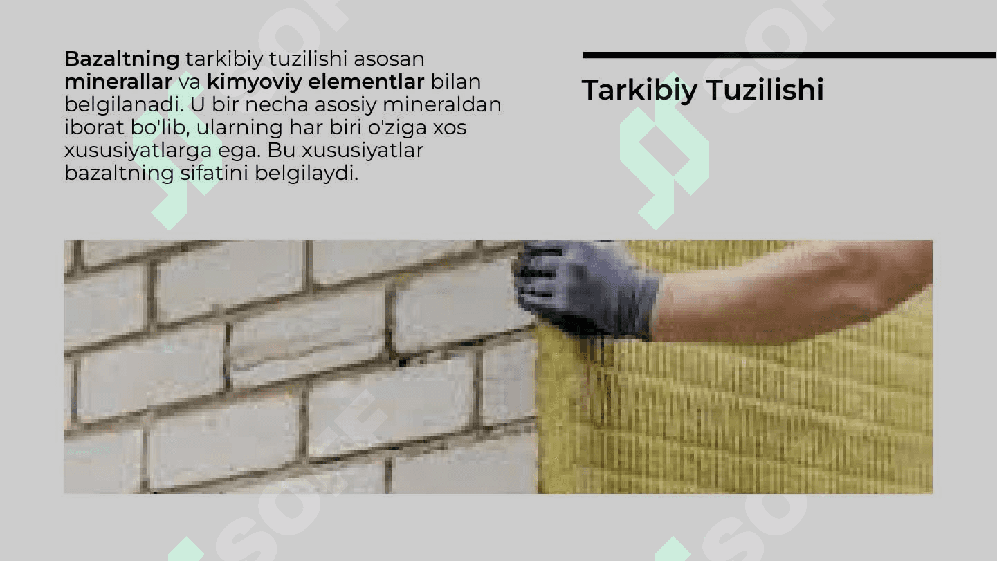 Bazaltning tarkibiy tuzilishi va ishlash prinsipi 4