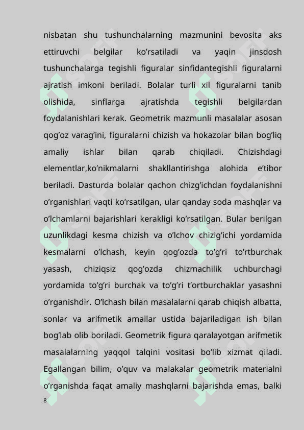 Boshlang'ich sinflarda kub va uning elementlarini o'rgatish metodikasi 8