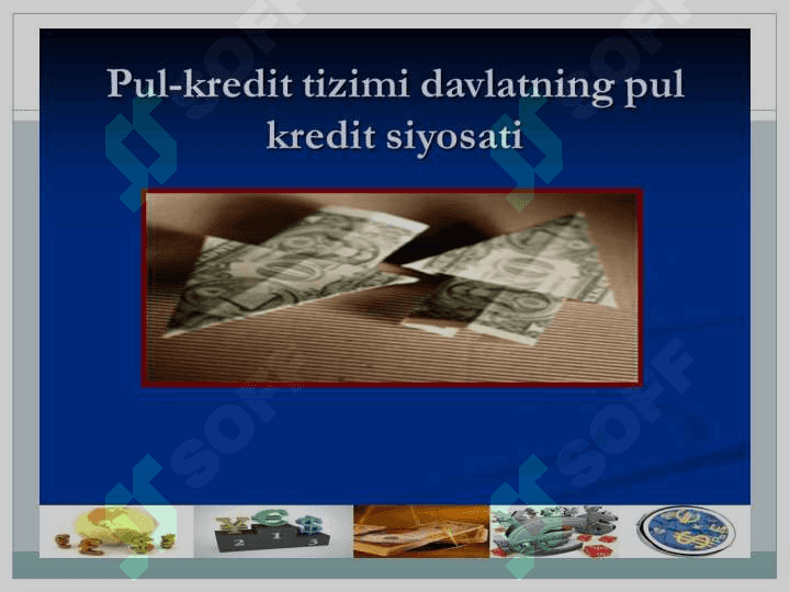 Kredit turlari. Banklarning kelib chiqishi. Markaziy bank va uning funksiyalari. Bank inqirozi. O'zbekistonning xalqaro valyuta munosabatlari 7