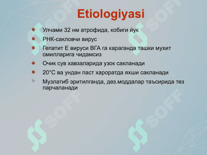 Gepatit  E  virusi 3