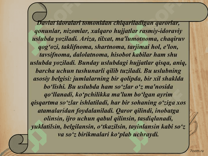 Rasmiy uslub 3