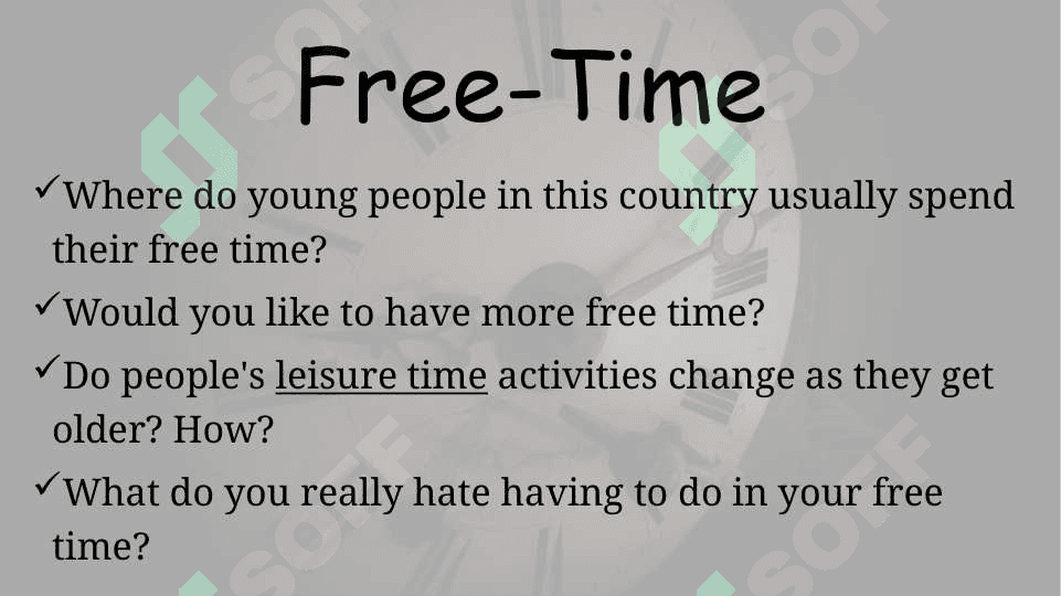 Free-time activities 8