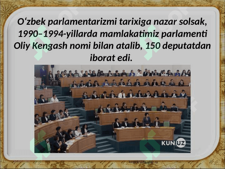 O‘zbekiston Respublikasi milliy davlatchiliginingshakllanishi va rivojlanishi 7