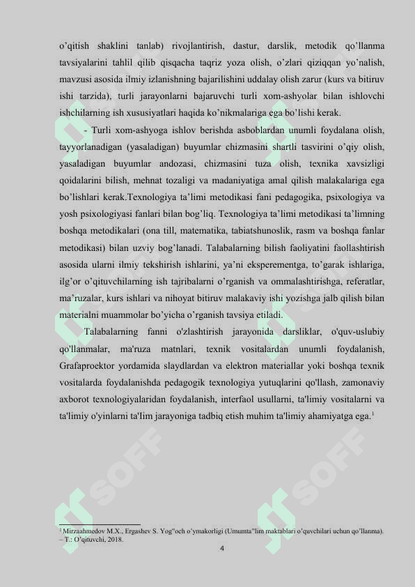 O’QUVCHILARGA “EGOVLASH VA UNING TURLARI” MAVZUNI O’QITISH METODIKASI 5