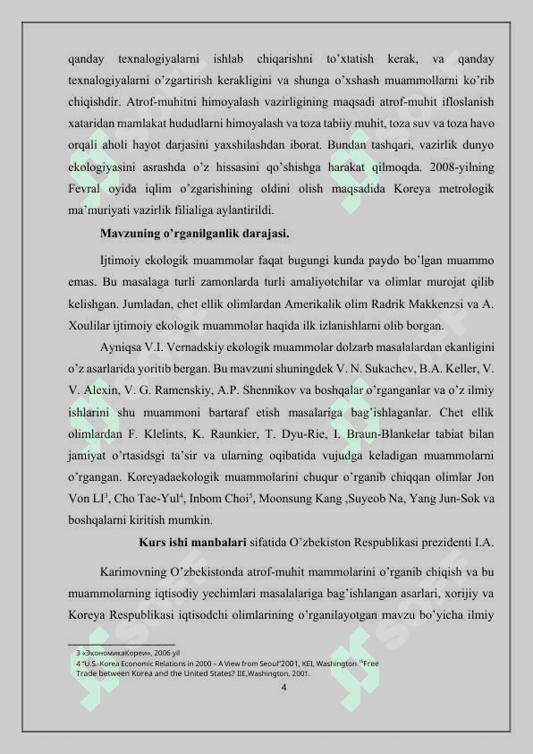 Koreya Respublikasida ekologik muammolar va ularni bartaraf etishning iqtisodiy yo’llari 4