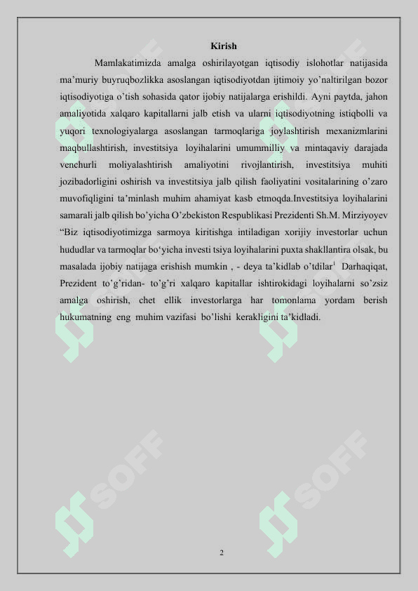 Xalqaro kapitalni jalb qilish yo’llari 2