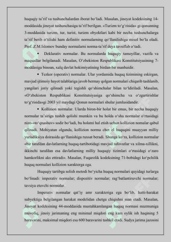 Huquq tizimining tarkibiy tuzilishi 8