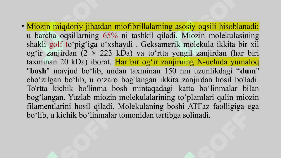Mushak biokimyosi 8