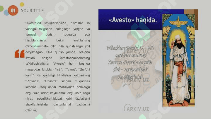 Avestoda ilk ijtimoiy fikrlar 3