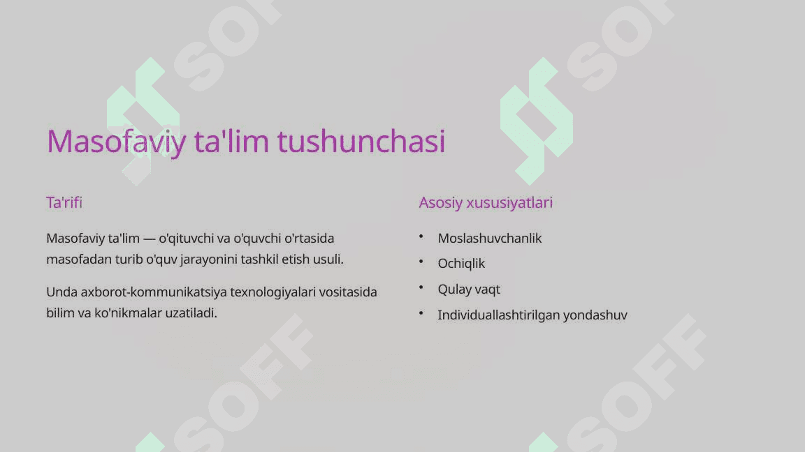 Masofaviy ta'limda axborot texnologiyalarining o'rni 3