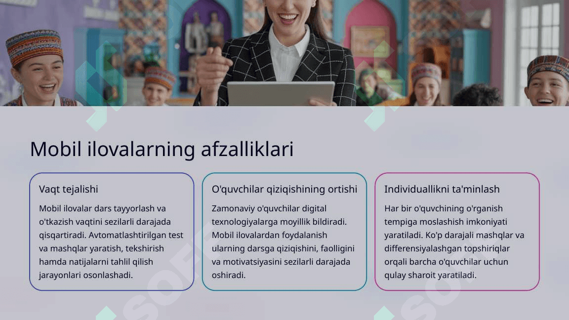 Mobil ilovalar yordamida interaktiv darsni tashkil etish 4