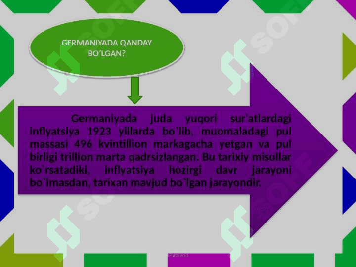 INFLyATSIYA UNING MOHIYATI VA TURLARI 7