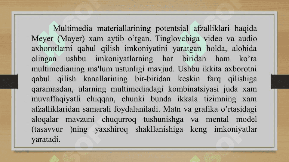 Multimedia mahsulotlarini yaratishning asoslari 6