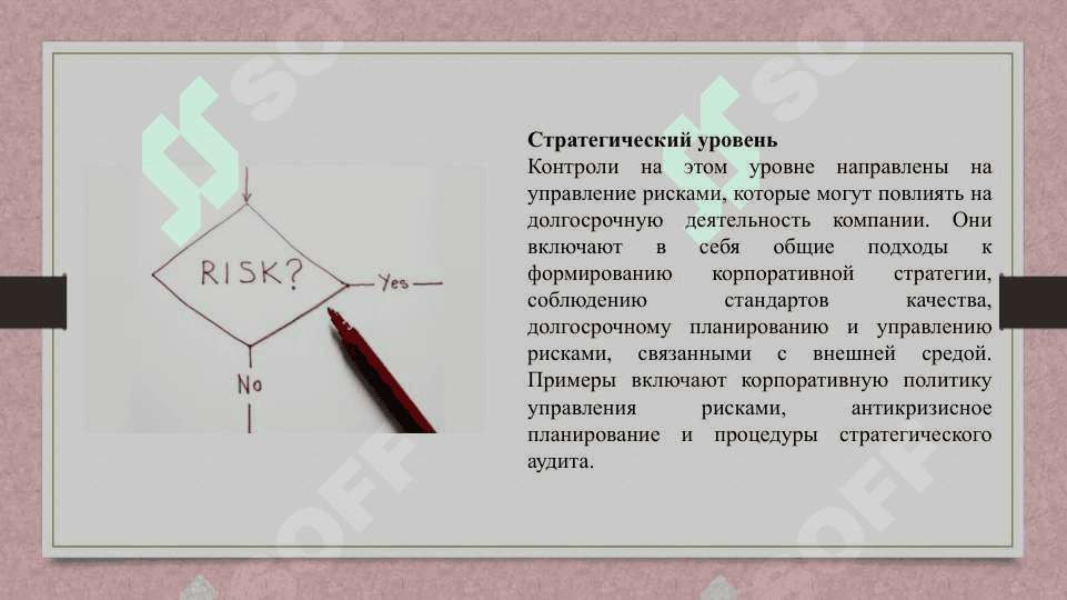 Риск контролей и его роль в управлении организации 8